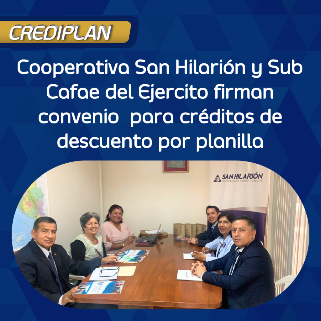 Cooperativa San Hilarión y Sub Cafae del Ejercito firman convenio para descuento por panillapara beneficio de Trabajadores Civiles del Ejército